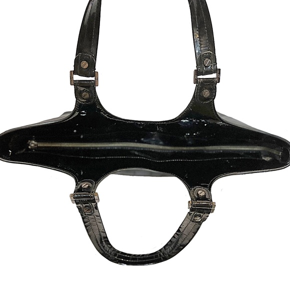 Tory Burch Black “Bombe” Patent Leather Bag - Picture 6 of 14